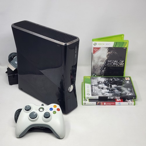 Xbox 360 slim 250gb console - xbox,