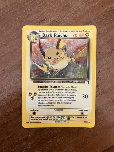 Dark raichu 110 set - dark,