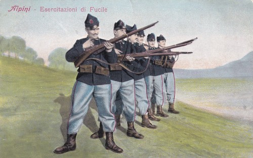 Cartolina militare alpini - cartolina, ,alpini
