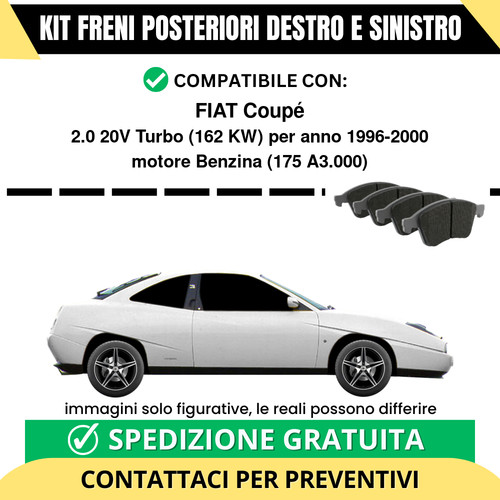 Pastiglie freno posteriori - pastiglie,