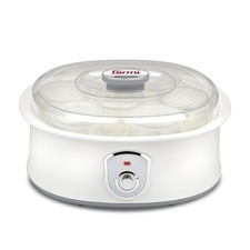 Girmi YG03 Yogurtiera, Temperatura di esercizio 42-50°C, 7 vasetti in vetro da 1