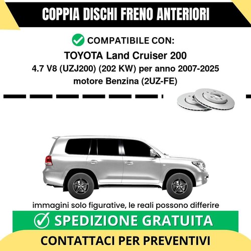 Coppia dischi freno anteriori - dischi,