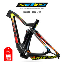 Telaio MTB Carbonio 27,5/29 Pollici Boost 148mm XC Bici Trial Sospensione Telaio Bici