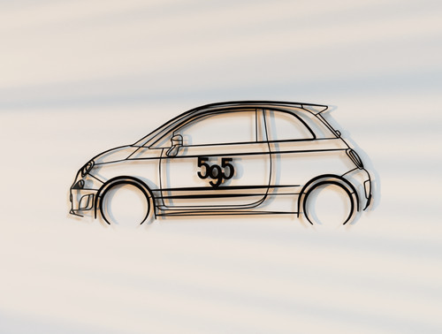 Fiat 500 595 abarth wall - abarth,