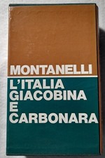 Libro Indro Montanelli L'Italia giacobina e carbonara Rizzoli Gli Italiani _SC