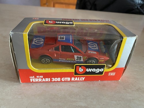 Burago ferrari 308 gtb rally - ferrari,