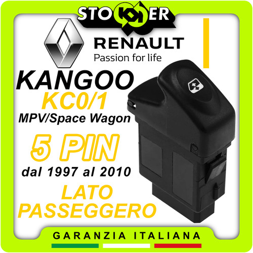 Pulsante alzacristallo - pulsante,