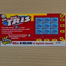 GRATTA E VINCI VINTAGE NON GRATTATO Un...Due...Tris: lotto 0002, classificato R2