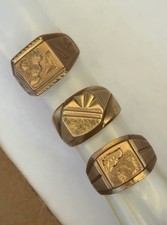 Lotto 3 Anelli In Ottone