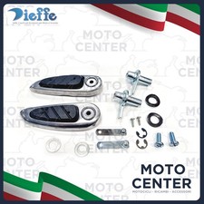 COPPIA DI PEDALINI POGGIAPIEDI COMPLETI DI VITI PIAGGIO LIBERTY 50 125 150 200