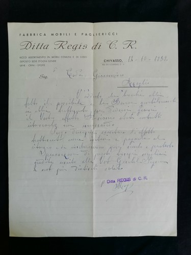 Carta intestata chivasso ditta - carta,