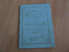 Livret patisserie rond - du,