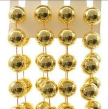 GHIRLANDA DI PALLINE ORO 2,70m