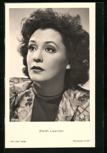 Attrice zarah leander primo - leander,,