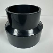 4" x 3" PVC DWV Riduzione Aumento Accoppiamento Streamline Hub a Hub