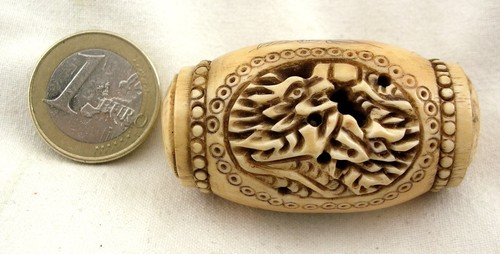 Vintage bead pendente collana - bead,