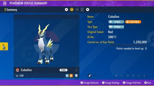 Ivs shiny cobalion - ivs,