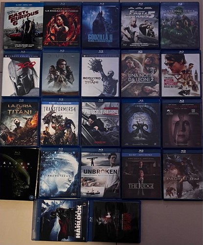 Lotto stock blu ray alcuni - blu,