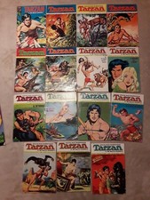 LOTTO 15 Numeri Fumetto TARZAN CENISIO anni 70 Vintage Ottimi