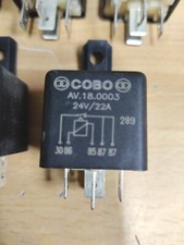 COBO RELE' A SCAMBIO CON SUPPORTO 24V/22A AV 18.0003