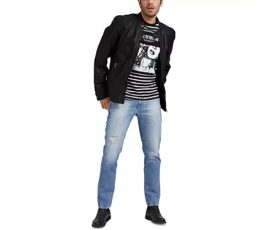 Giacca moto guess uomo - giacca,