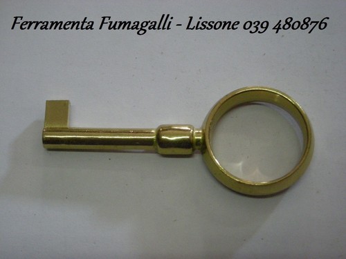H0055 chiave ottone oro - chiave,
