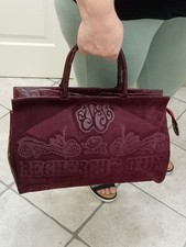 BORSA IN VERO CUOIO-CUCITA A MANO-MARCA IANNICE GAETANO-STILE TOTE-CHIUSURA ZIP