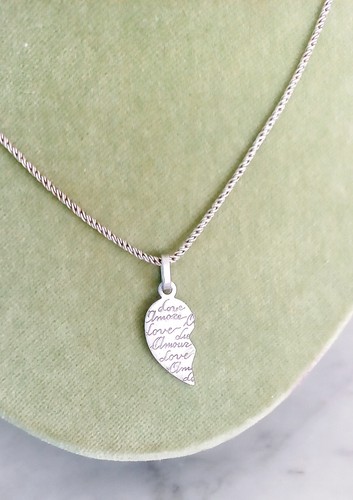Collana catena argento - in,