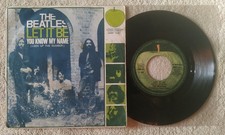 BEATLES - LET IT BE / YOU KNOW MY.. - 7" 1970 (C/V VG/VG-) Orig. 1st Italy Press