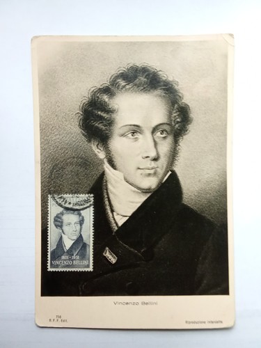 Vincenzo bellini cartolina - bellini,