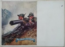 CARTOLINA 6 REGGIMENTO ALPINI BATTAGLIONE VESTONE MILITARE GUERRA MITRAGLIERI M3