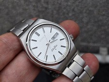 SEIKO ACTUS Silver Wave 6306-8010 Silver Dial Vintage Automatic Watch 1978's
