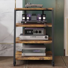 Rack mobile hifi con ruote led