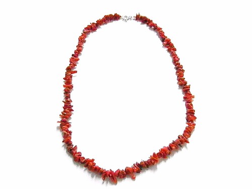 Collana girocollo corallo - girocollo,