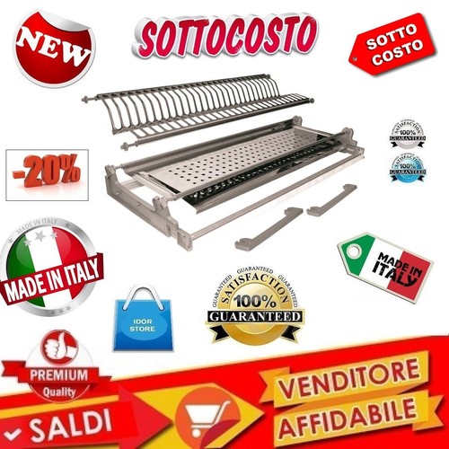 Scolapiatti con telaio acciao - con,