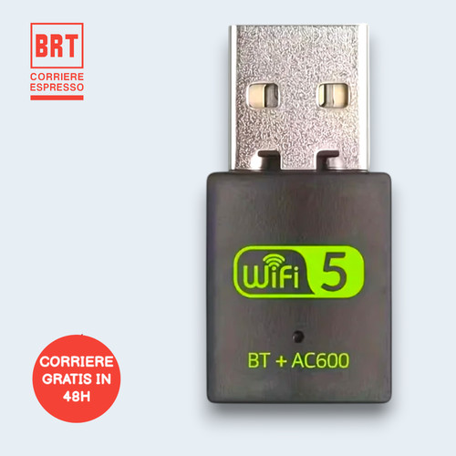 Adattatore wifi usb dual - adattatore,