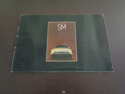Brochure citroen in - citroen, sm