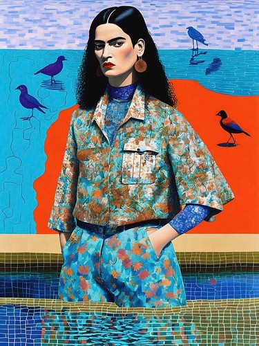 Motivo frida kahlo paradise - motivo,