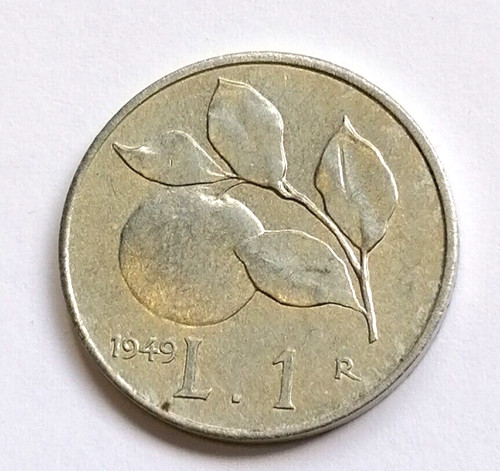 Repubblica italiana 1 lira - repubblica,
