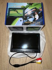 Monitor lcd tft  7 pollici a colori per auto camper poggiatesta retromarcia