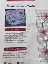 Schema punto croce erbario - schema,