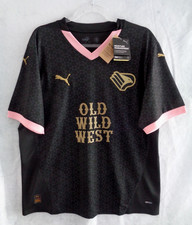 Maglia calcio Palermo XXL uomo nera trasferta Italia Puma Palermo maglia calcio XXL