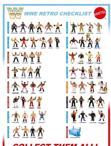 Wwe retro mattel choose your - mattel,
