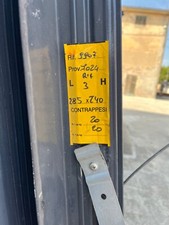 portone  basculante per box garage serranda, colore grigio scuro, h 240 l 285