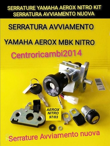 Serrature yamaha aerox nitro - aerox,