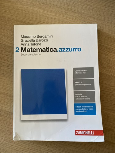 Matematica azzurro con - 2.,