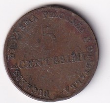 italia- parma e piacenza-5 centesimi 1830- Maria Luigia