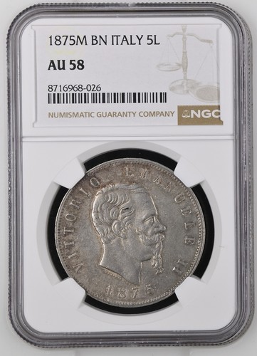 Italia lire 1875 - -,