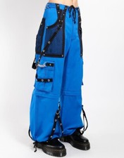 Pantalone uomo blu stile punk