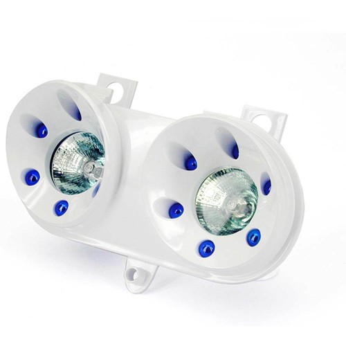 Maschera faro alogeno bianco - maschera,